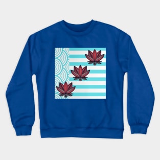 Blue lotus Crewneck Sweatshirt